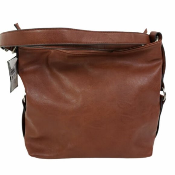 INC International Concepts Riverton Hobo Bag Brown Purse - Picture 7 of 12